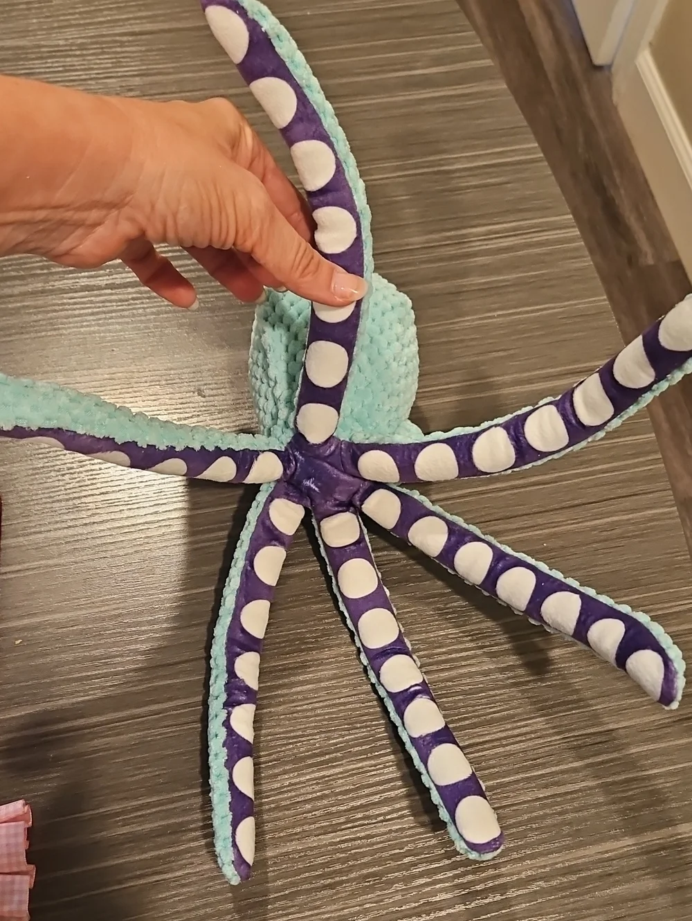 Plush Octopus Squeaky Toy